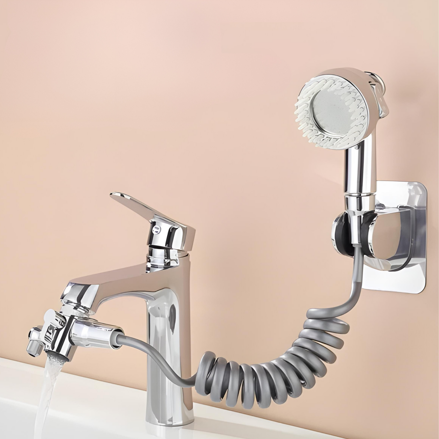 Multifunctional universal water faucet set